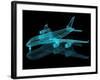 Commercial Aircraft Mesh-nmcandre-Framed Art Print