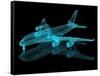 Commercial Aircraft Mesh-nmcandre-Framed Stretched Canvas