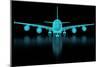 Commercial Aircraft Mesh-nmcandre-Mounted Art Print