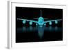 Commercial Aircraft Mesh-nmcandre-Framed Art Print