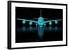 Commercial Aircraft Mesh-nmcandre-Framed Art Print