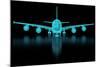 Commercial Aircraft Mesh-nmcandre-Mounted Art Print