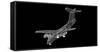 Commercial Airliner-Podsolnukh-Framed Stretched Canvas