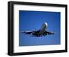 Commercial Airplane in Flight-Mitch Diamond-Framed Photographic Print