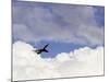 Commercial Airplane Soaring Above the Clouds-Mitch Diamond-Mounted Photographic Print