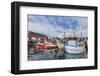 Commercial Fishing and Whaling Boats Line the Busy Inner Harbor in the Town of Ilulissat-Michael-Framed Photographic Print