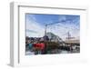 Commercial Fishing and Whaling Boats Line the Busy Inner Harbor in the Town of Ilulissat-Michael-Framed Photographic Print