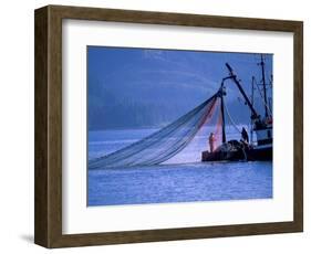 Commercial Fishing Trawler, Frederick Arm, Inside Passage, Southeast Alaska, USA-Stuart Westmoreland-Framed Photographic Print
