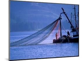 Commercial Fishing Trawler, Frederick Arm, Inside Passage, Southeast Alaska, USA-Stuart Westmoreland-Mounted Photographic Print