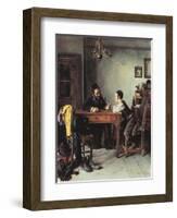 Commercial Instruction-Isidor Kaufmann-Framed Art Print