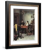 Commercial Instruction-Isidor Kaufmann-Framed Art Print