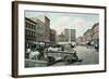 Commercial Place, Norfolk-null-Framed Art Print