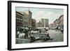 Commercial Place, Norfolk-null-Framed Art Print