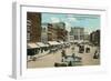 Commercial Place, Norfolk-null-Framed Art Print