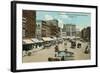 Commercial Place, Norfolk-null-Framed Art Print