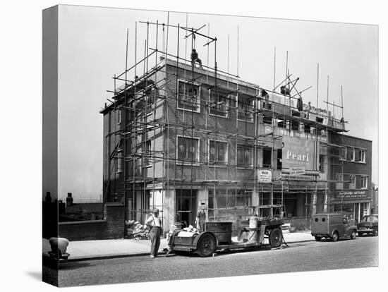 Commercial Shop Unit Construction in Rotherham, South Yorkshire, 1962-Michael Walters-Stretched Canvas