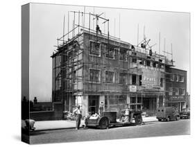 Commercial Shop Unit Construction in Rotherham, South Yorkshire, 1962-Michael Walters-Stretched Canvas