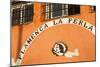 Commercial sign of a bar, Flamenca La Perla, Cadiz, Andalusia, Spain-null-Mounted Photographic Print