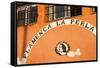 Commercial sign of a bar, Flamenca La Perla, Cadiz, Andalusia, Spain-null-Framed Stretched Canvas