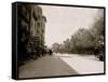 Commercial Street with Persian Bazaar and El Unico Gift Shop, Saint Augustine, Fla.-null-Framed Stretched Canvas