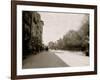 Commercial Street with Persian Bazaar and El Unico Gift Shop, Saint Augustine, Fla.-null-Framed Photo