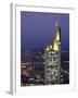 Commerzbank Building from Helaba Building, Frankfurt, Hessen, Germany-Alan Copson-Framed Photographic Print