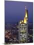 Commerzbank Building from Helaba Building, Frankfurt, Hessen, Germany-Alan Copson-Mounted Photographic Print