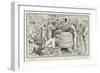 Commissioning a New Grog-Tub on a Battleship for the Coronation, Finishing Touches-William T. Maud-Framed Giclee Print