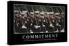 Commitment: Inspirational Quote and Motivational Poster-null-Stretched Canvas