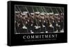 Commitment: Inspirational Quote and Motivational Poster-null-Framed Stretched Canvas