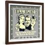 Commitment! You Can't Drink All Day Unless You Start in the Morning!-Retrospoofs-Framed Premium Giclee Print