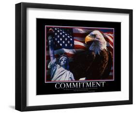 Commitment-null-Framed Art Print