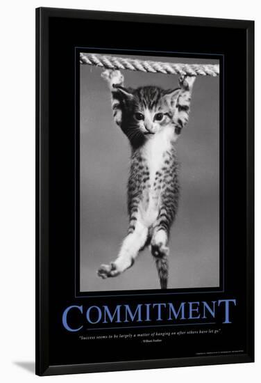Commitment-null-Lamina Framed Poster