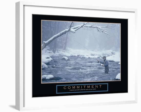 Commitment-null-Framed Art Print