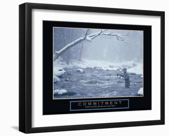 Commitment-null-Framed Art Print