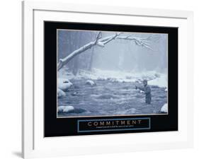 Commitment-null-Framed Art Print