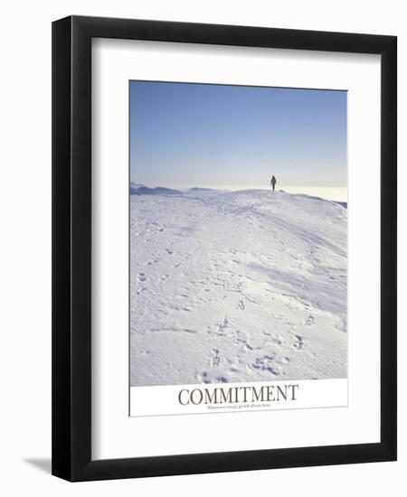 Commitment-AdventureArt-Framed Premium Photographic Print