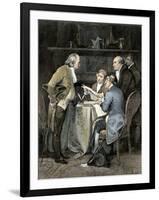 Committee Writing the Declaration of Independence, c.1776-null-Framed Giclee Print