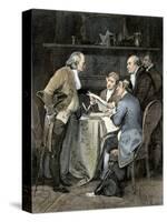 Committee Writing the Declaration of Independence, c.1776-null-Stretched Canvas