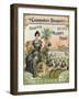 Commodore Bouquet Brand Cigar Box Label-Lantern Press-Framed Art Print