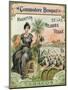 Commodore Bouquet Brand Cigar Box Label-Lantern Press-Mounted Art Print