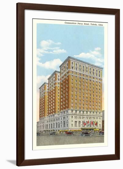 Commodore Perry Hotel, Toledo-null-Framed Art Print