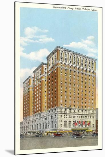 Commodore Perry Hotel, Toledo-null-Mounted Art Print