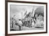 Commodore Perry in Japan in 1853 Meeting Imperial Commissioners at Yokohama-Japanese-Framed Giclee Print