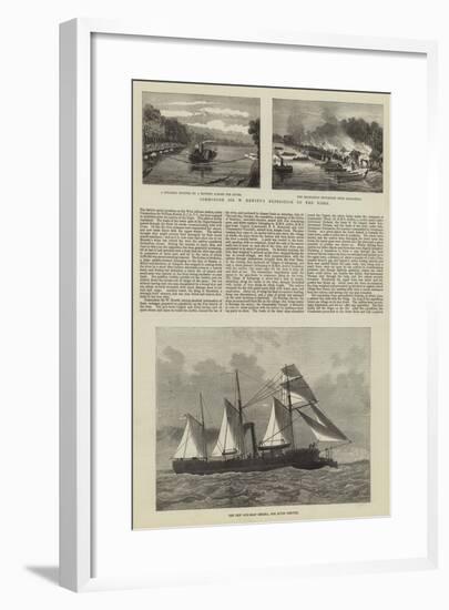 Commodore Sir W Hewitt's Expedition Up the Niger-null-Framed Giclee Print