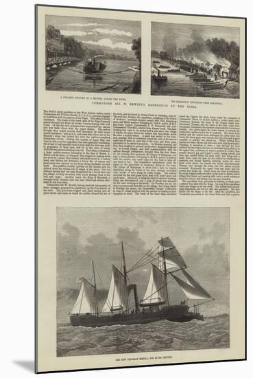 Commodore Sir W Hewitt's Expedition Up the Niger-null-Mounted Giclee Print