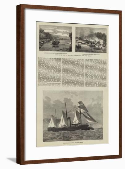 Commodore Sir W Hewitt's Expedition Up the Niger-null-Framed Giclee Print