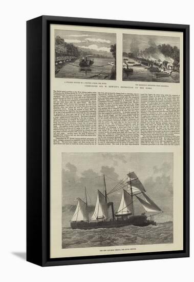 Commodore Sir W Hewitt's Expedition Up the Niger-null-Framed Stretched Canvas