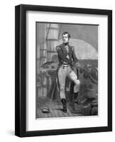 Commodore Stephen Decatur (1779-182), American Naval Officer, 19th Century-null-Framed Premium Giclee Print