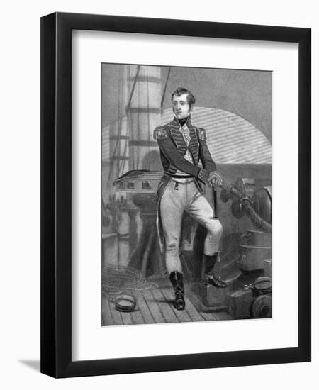 Commodore Stephen Decatur (1779-182), American Naval Officer, 19th Century-null-Framed Premium Giclee Print